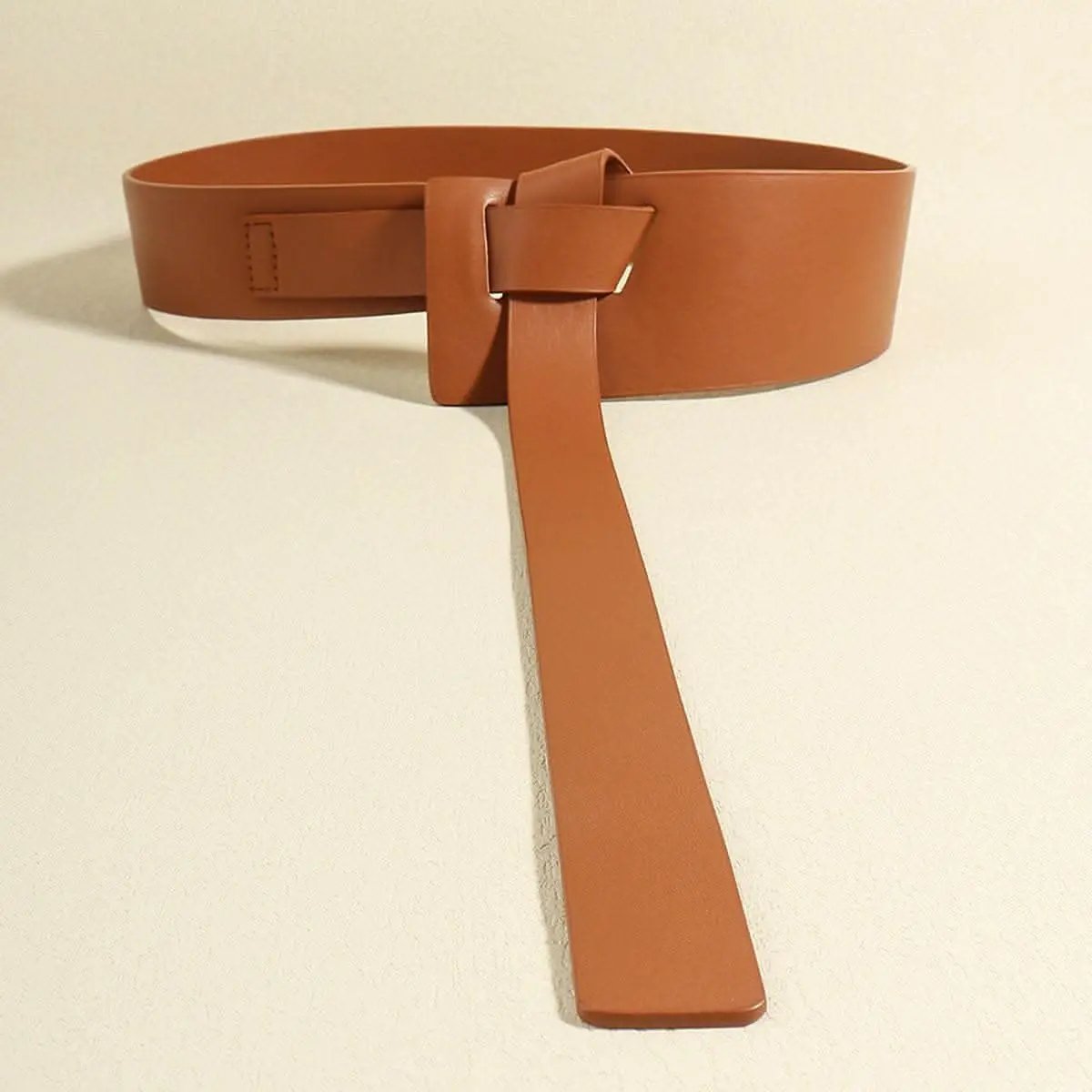 Trendy adjustable knot pu belt - Love Salve